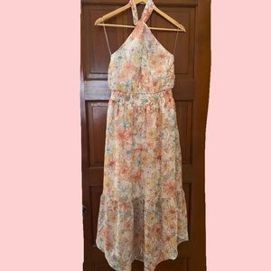 MAURICES - Floral Halter Midi Dress